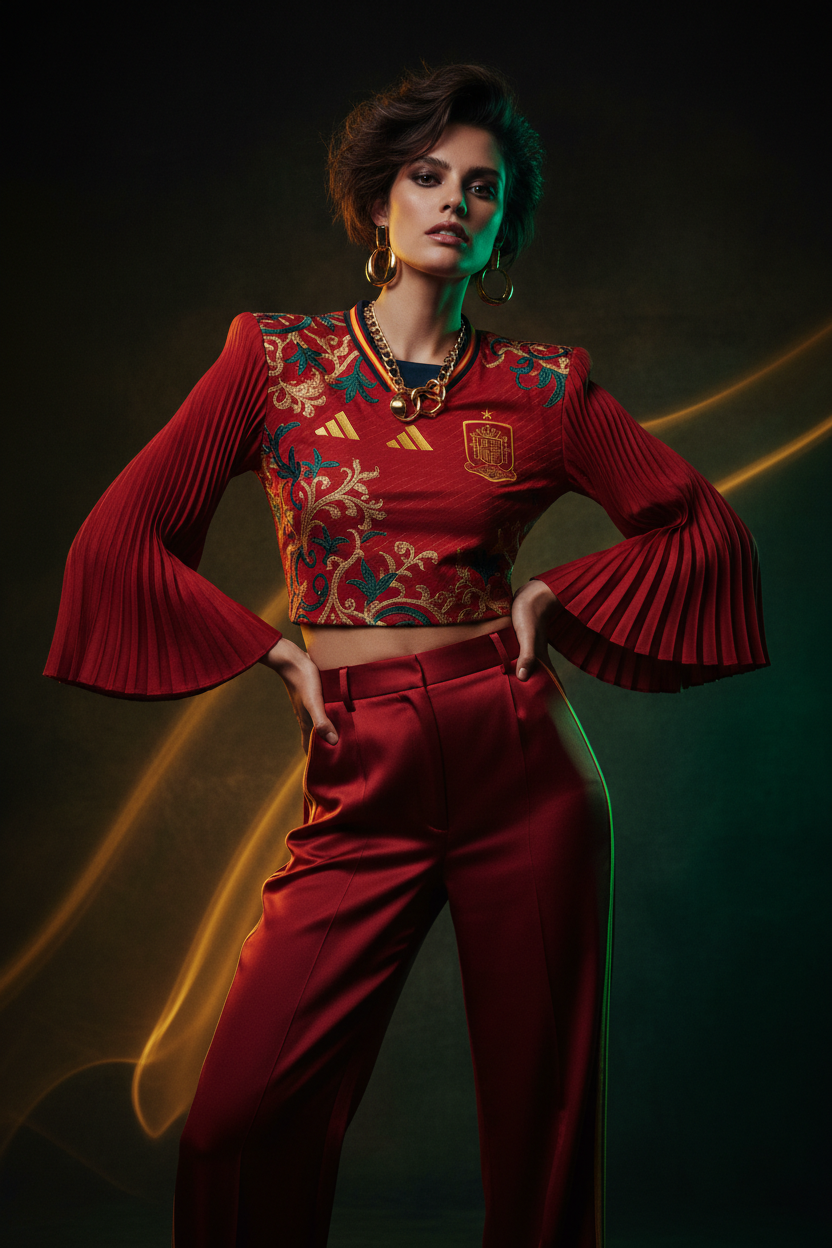 Woman in Spain Jersey